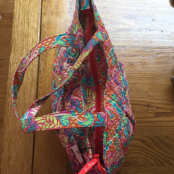 Vera Bradley pleated Tote paisley in paradise - Picture 2 of 3